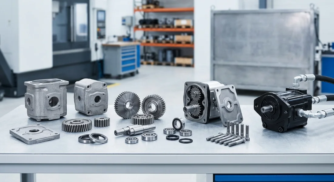 Production process of hydraulic gear pump Production process of hydraulic gear pump