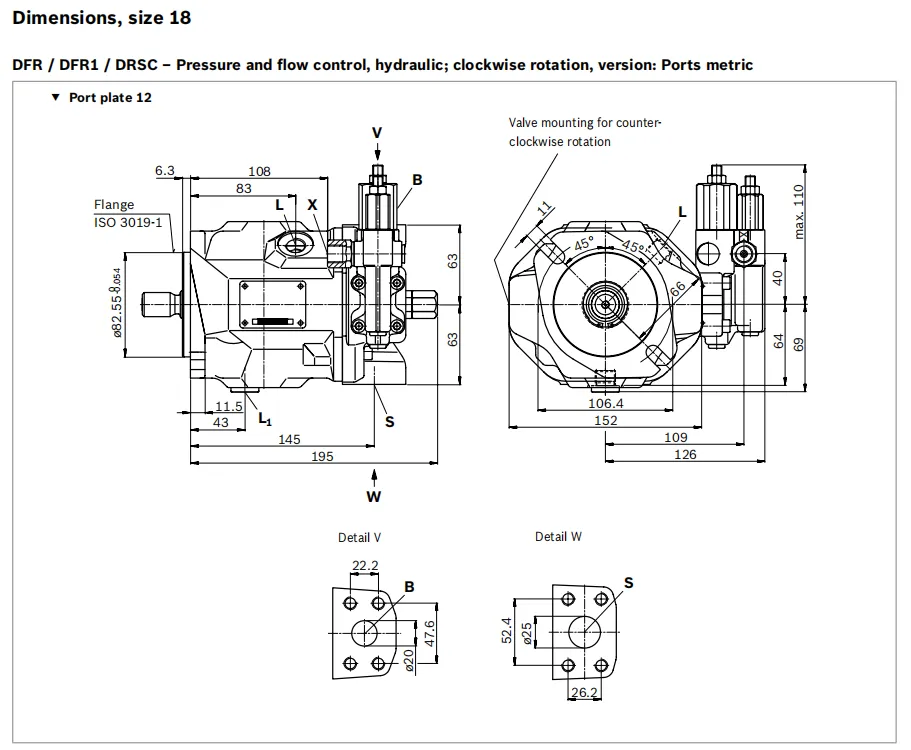 Variable Piston Pumps A10VSO