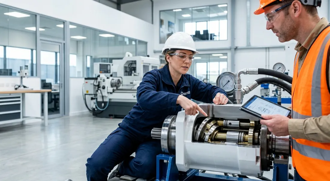 How Does the Displacement of an Axial Piston Pump Change?