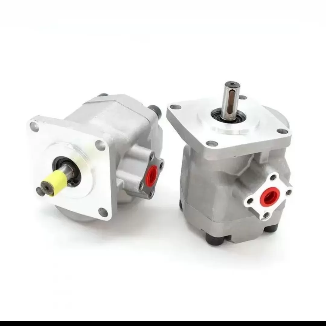 HGP-2A hydraulic gear pumps with keyed shafts and four-bolt flanges