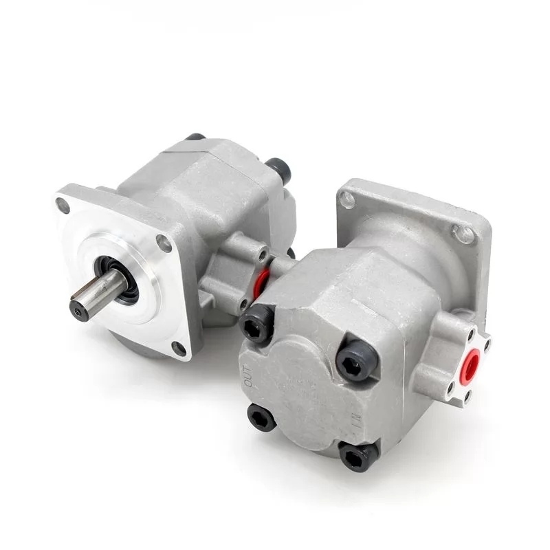 HGP-2A gear pump front shaft and rear cover views