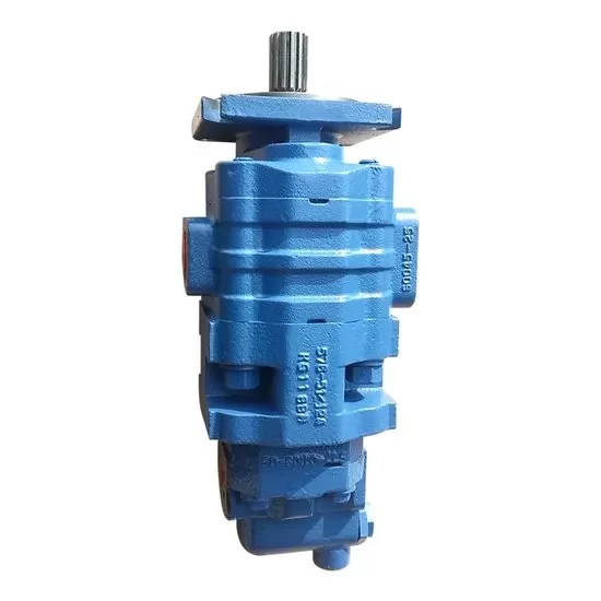 1155442011 803004128 tandem gear pump for XCMG ZL50G LW500KI opposite housing view
