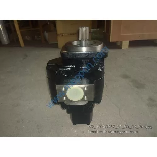 4120002731 P76-F31-1511-0012 SDLG tandem gear pump front shaft and ports reference