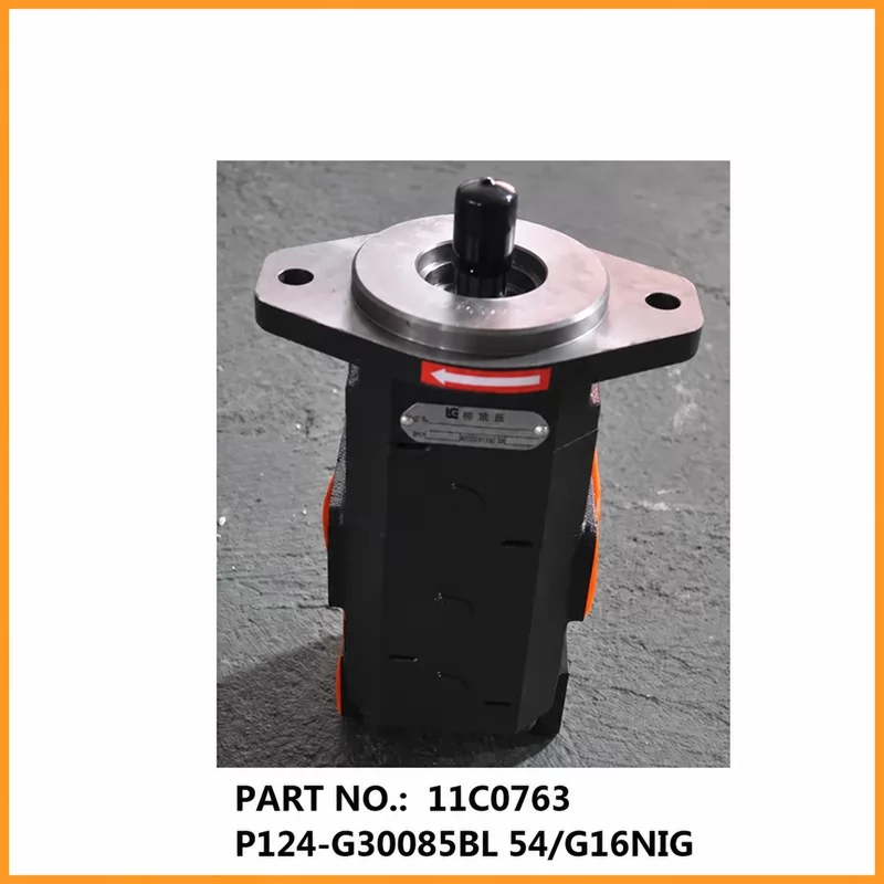 11C0763 P124-G30085BL54 G16NIG LiuGong CLG414 CLG416 grader working pump identification view