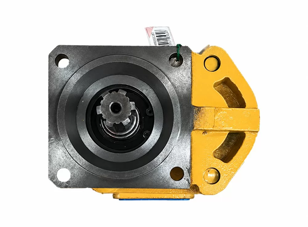 4120000684 CBGJ3166 gear pump - mounting flange and shaft end reference view