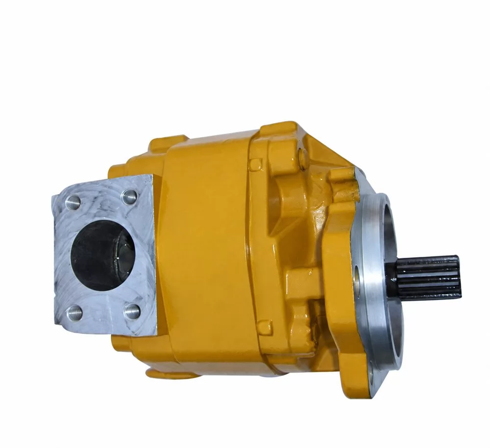 W-01-00141 CBGJ1045 gear pump - shaft and open oil-port side reference view
