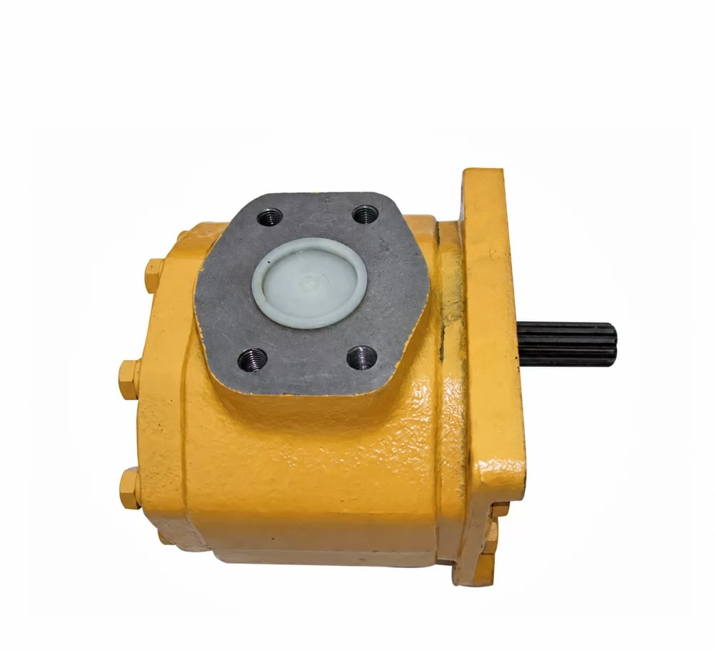 W-01-00141 CBGJ1045 gear pump - opposite oil-port and spline shaft reference view