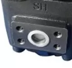 W-01-00007 JHP1045 rectangular oil-port face detail - crop of the same original product photograph