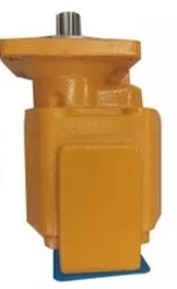 4120001803 JHP2100A SDLG gear pump shaft and mounting-flange view - crop of own original photograph
