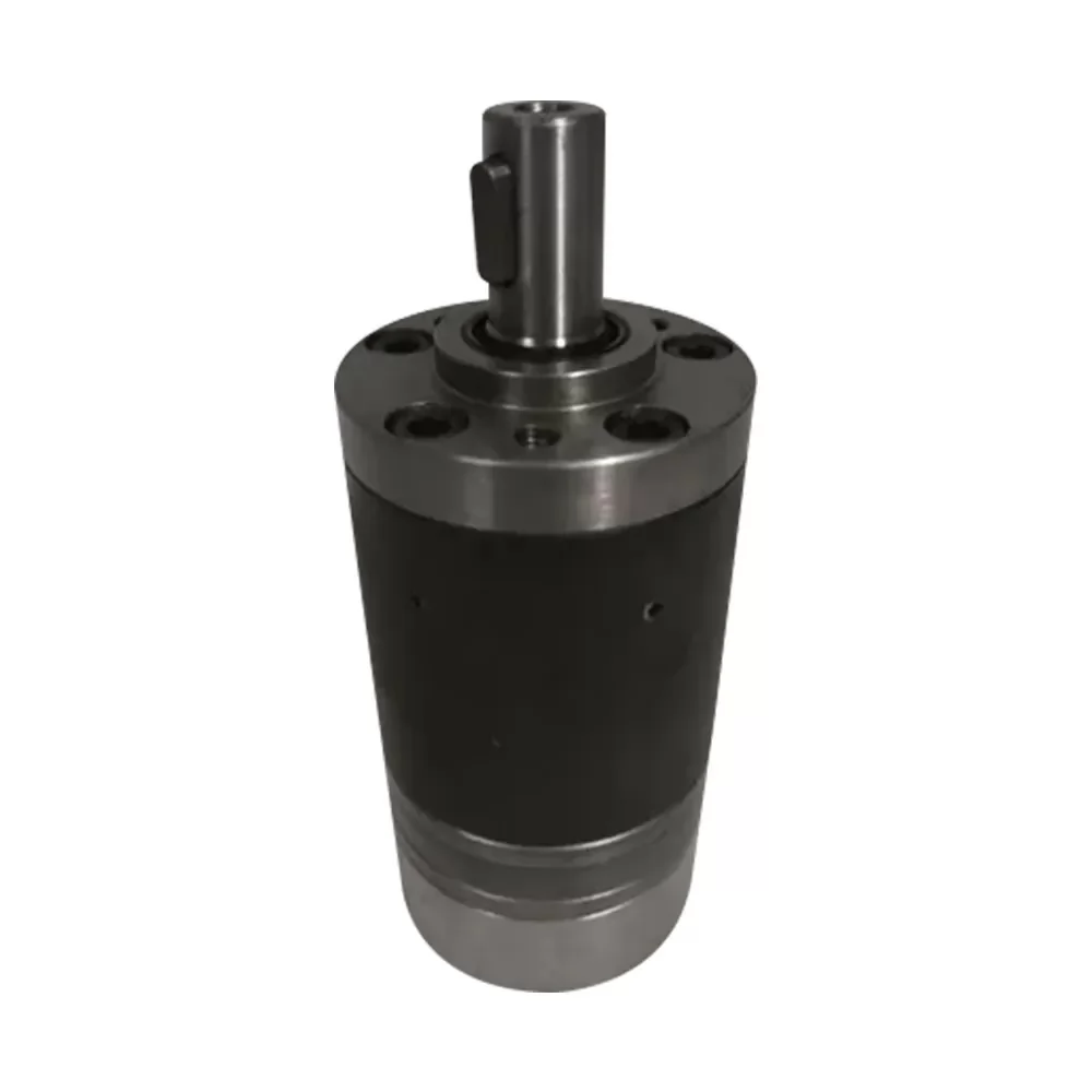 BMM mini orbital hydraulic motor - independent reference photograph, keyed shaft, rear-port series