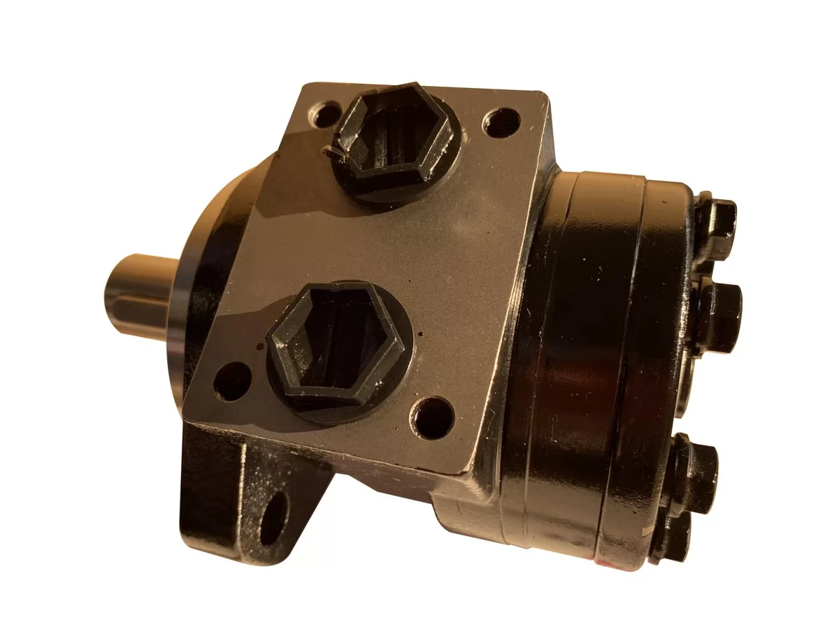 OZ series orbital hydraulic motor side ports and two-hole flange - structure reference