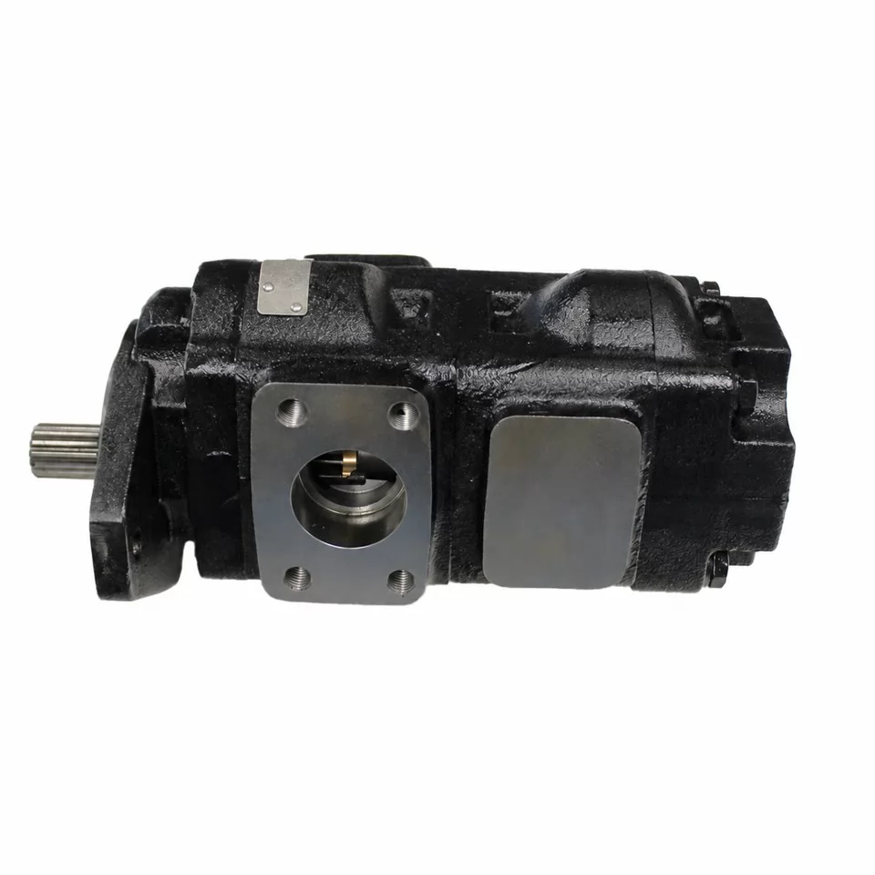 333/G5390 tandem hydraulic pump four-bolt inlet flange and spline shaft