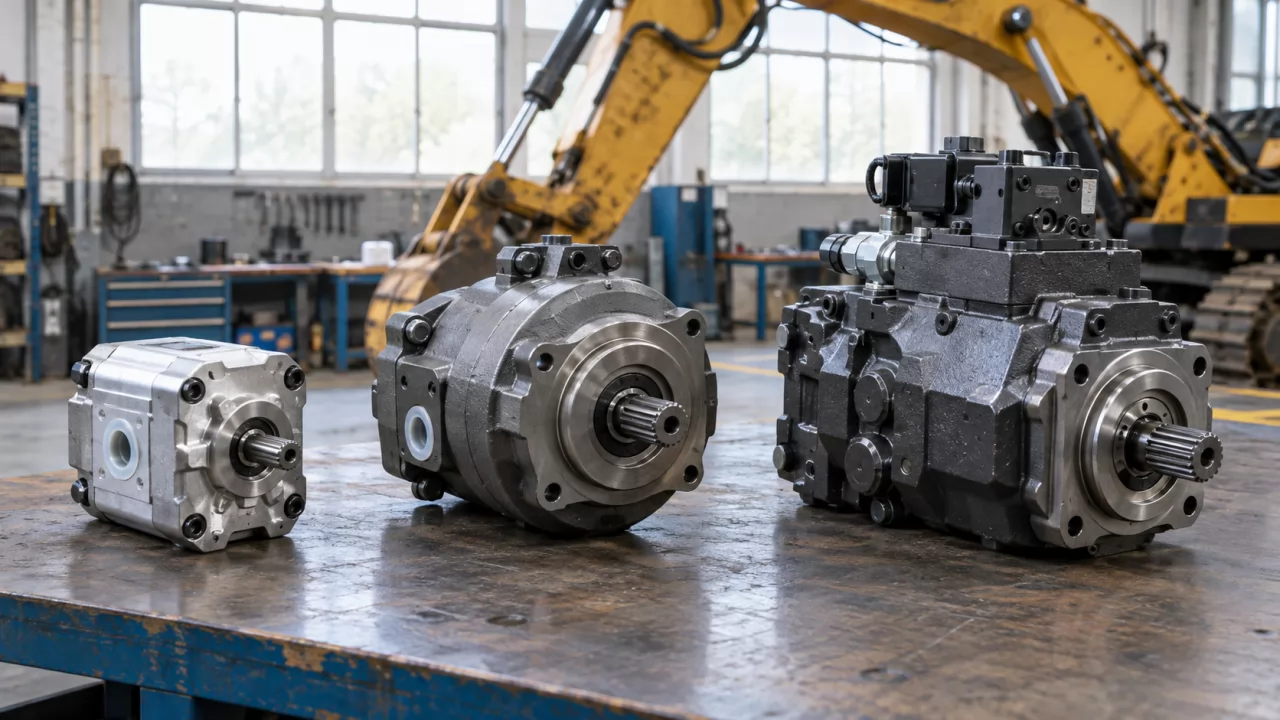 How to Choose a Hydraulic Pump or Motor: Gear, Vane, Piston