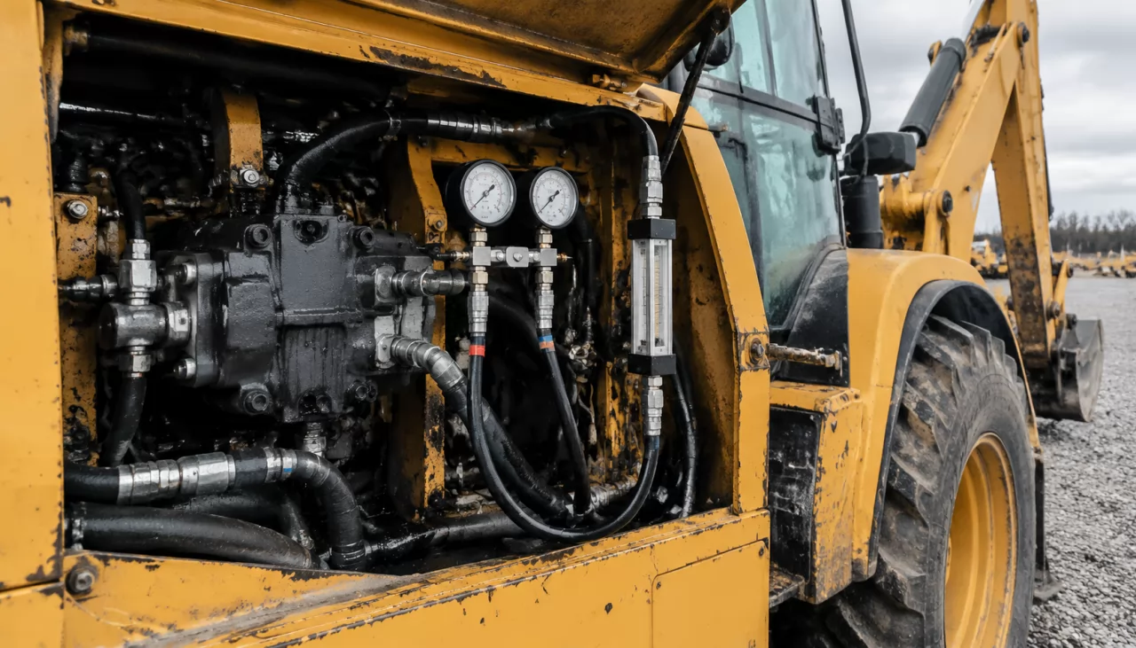 Backhoe Loader Tandem Gear Pump Replacement: What to Check