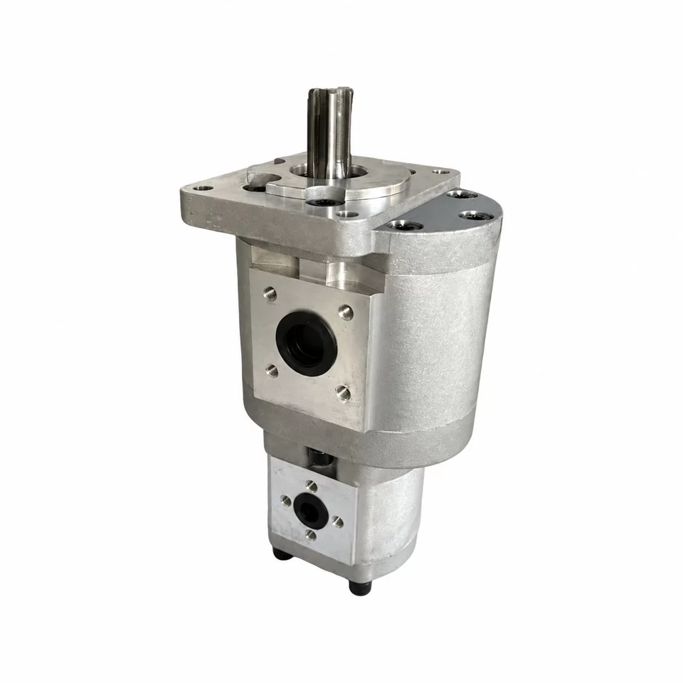 NSH32-10 Tandem Hydraulic Gear Pump With Two Sections