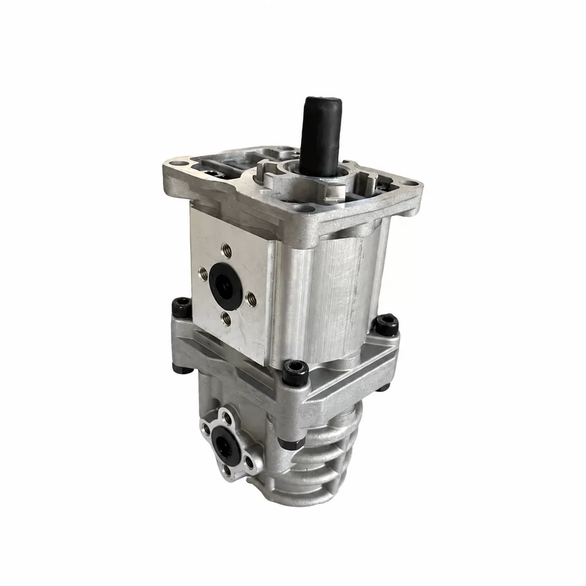 NSH16-10 Tandem Hydraulic Gear Pump With 16+10 Cc Sections